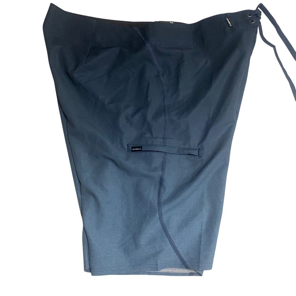 NWT $45 ONeill Hyperfreak 21" Stretch Boardshorts Mens Size 36 Blue Swimwear Sho - Picture 11 of 13